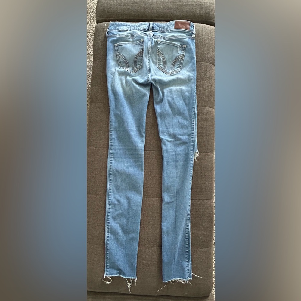 Hollister Light Blue low rise super skinny Jeans